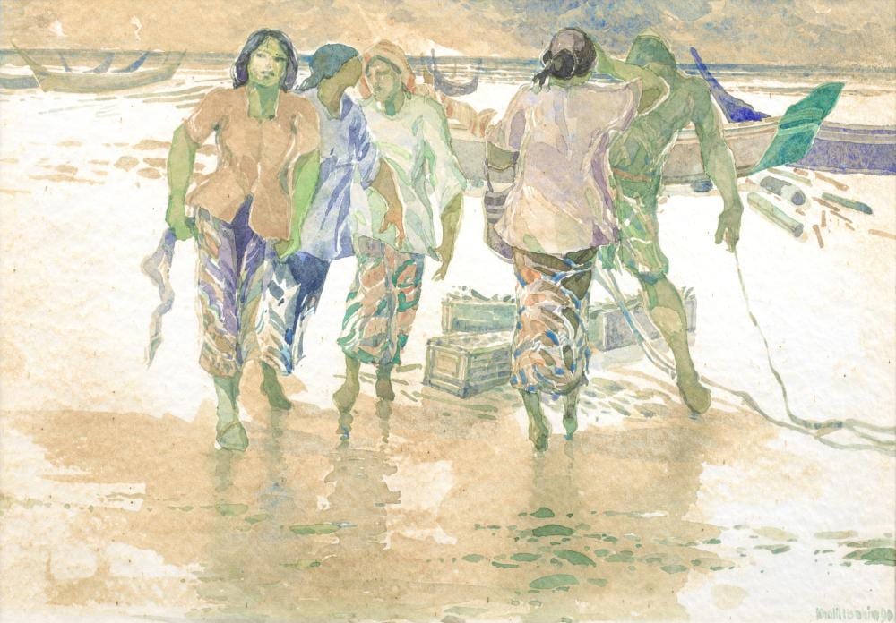khalil ibrahim east coast series 1990 · Henry Butcher Art Auctioneers · 2026-04-26 Khalil Ibrahim comparable auction result: khalil ibrahim east coast series 1990