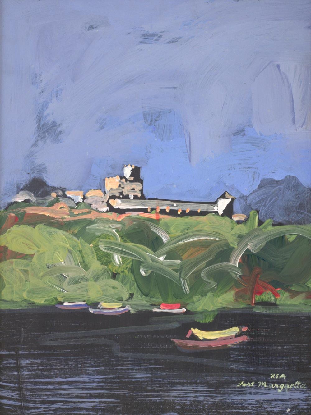Raphael Scott Ahbeng comparable auction result: raphael scott ahbeng fort margherita 2000s
