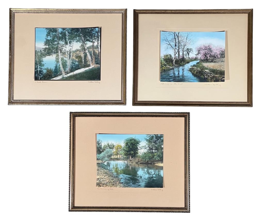 Wallace Nutting comparable auction result: wallace nutting 1861 1941 three works