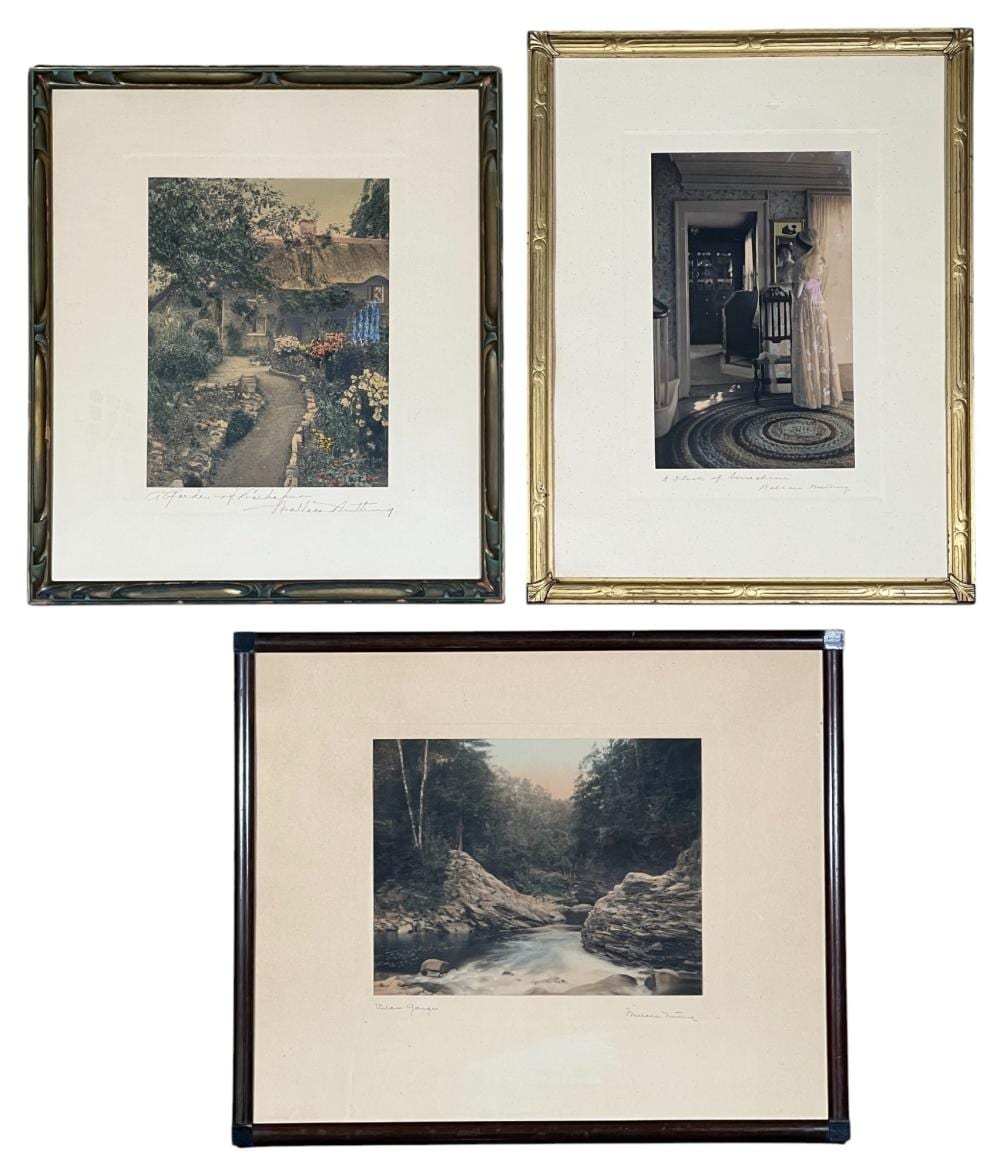 Wallace Nutting comparable auction result: wallace nutting 1861 1941 three works