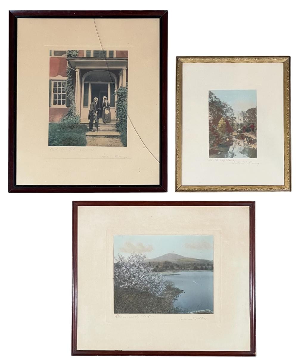 Wallace Nutting comparable auction result: wallace nutting 1861 1941 three works