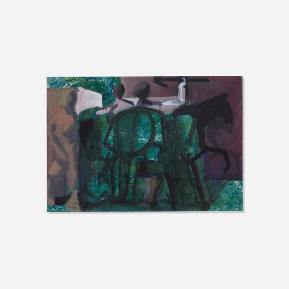 Howard Warshaw comparable auction result: howard warshaw untitled