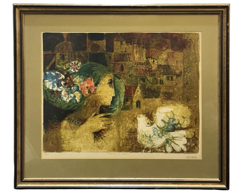 signed sunol alvar woman in poesy lithograph · Monarch Auction and Estate Services · 2026-04-12 Alvar Suñol comparable auction result: signed sunol alvar woman in poesy lithograph