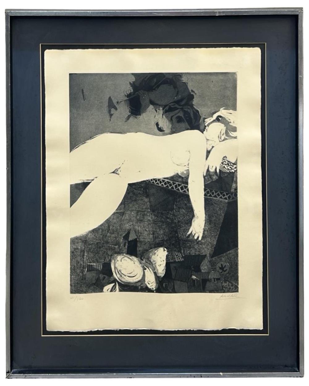 signed sunol alvar reclining nude lithograph · Monarch Auction and Estate Services · 2026-04-12 Alvar Suñol comparable auction result: signed sunol alvar reclining nude lithograph