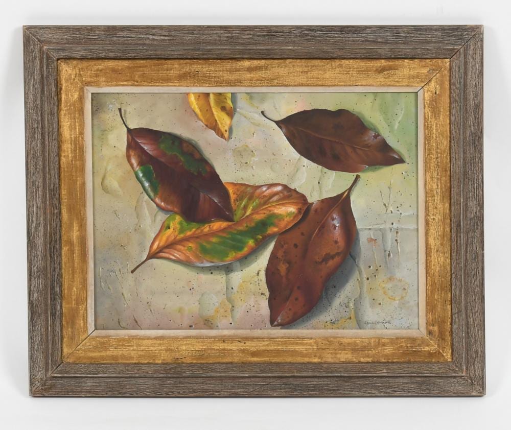Paul Crosthwaite comparable auction result: paul crosthwaite bucks county pa 1911 1981 leaves