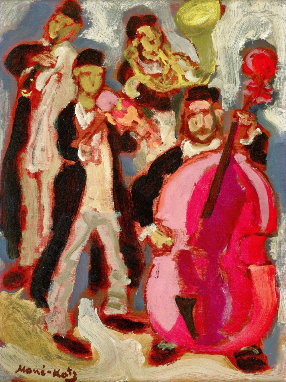 Mané-Katz comparable auction result: man katz emmanuel les musiciens