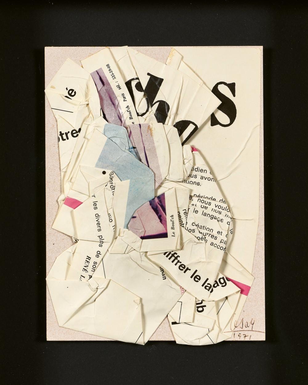 Cesar comparable auction result: c sar eigtl baldaccini c sar sans titre