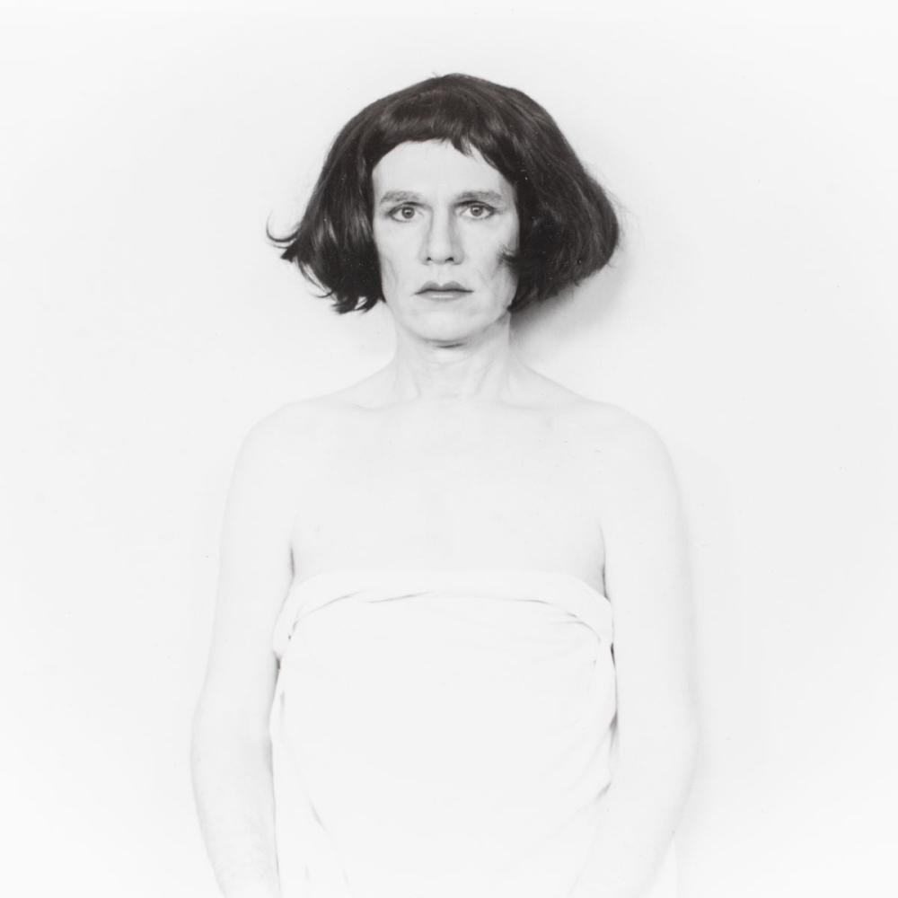 Christopher Makos comparable auction result: christopher makos photograph of andy warhol