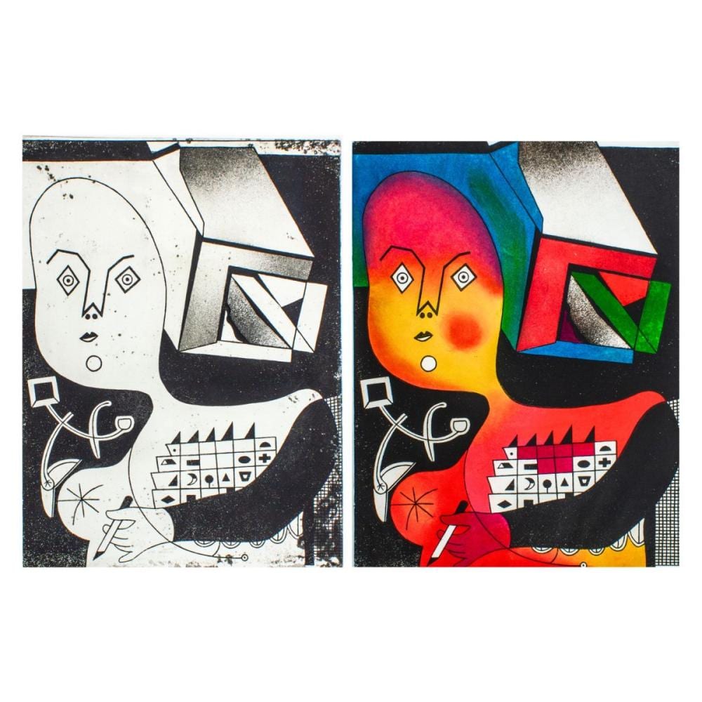 Alfred Pellan comparable auction result: alfred pellan l eleve etchings