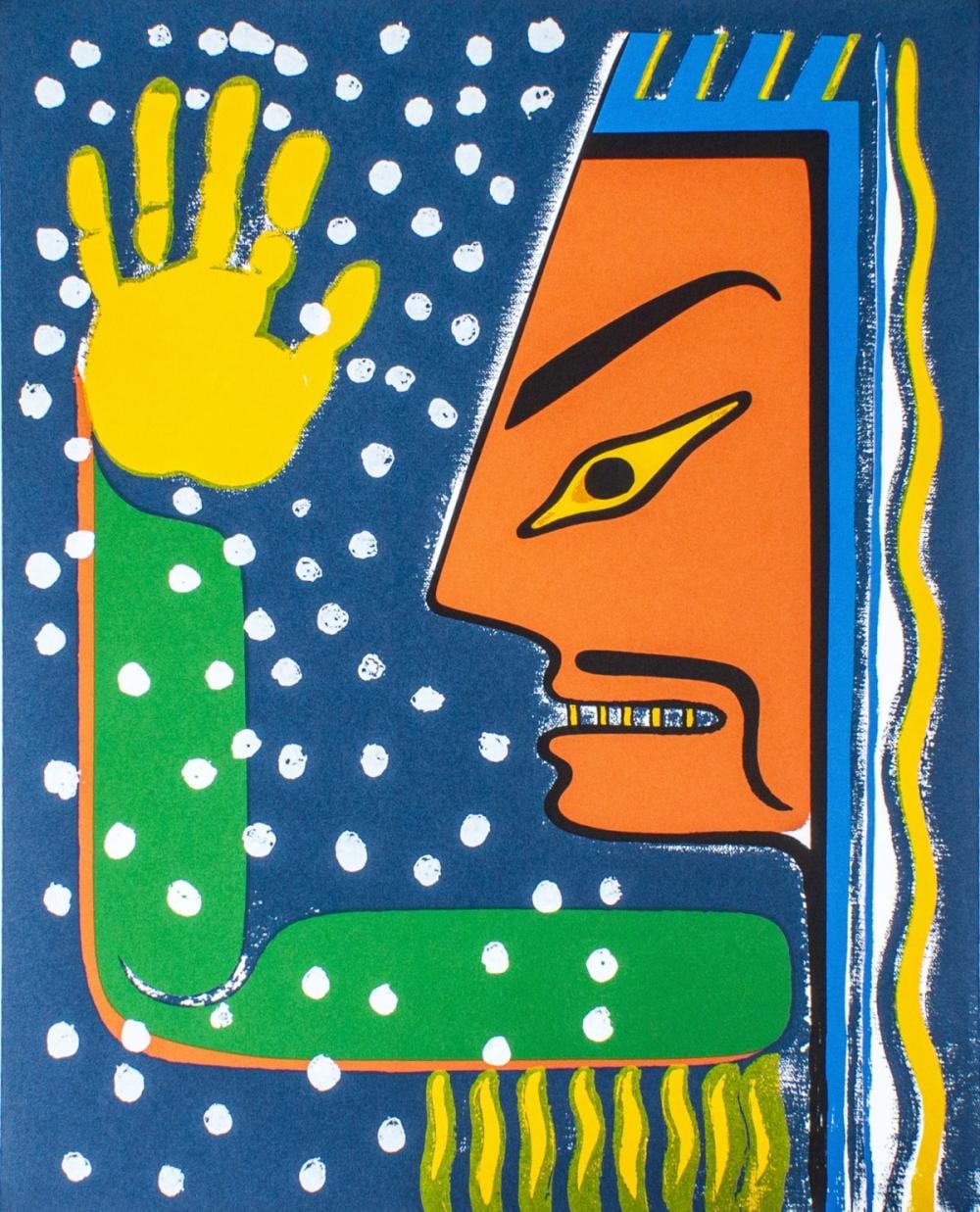 Joe David comparable auction result: joe david welcome dancer serigraph