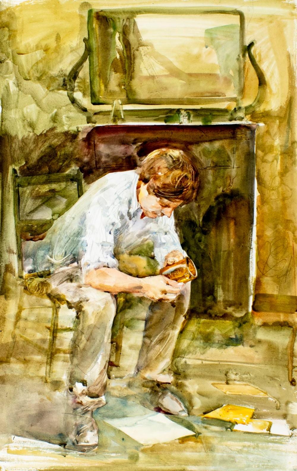 Charles Reid comparable auction result: charles reid ma ny 1937 2019 watercolor painting