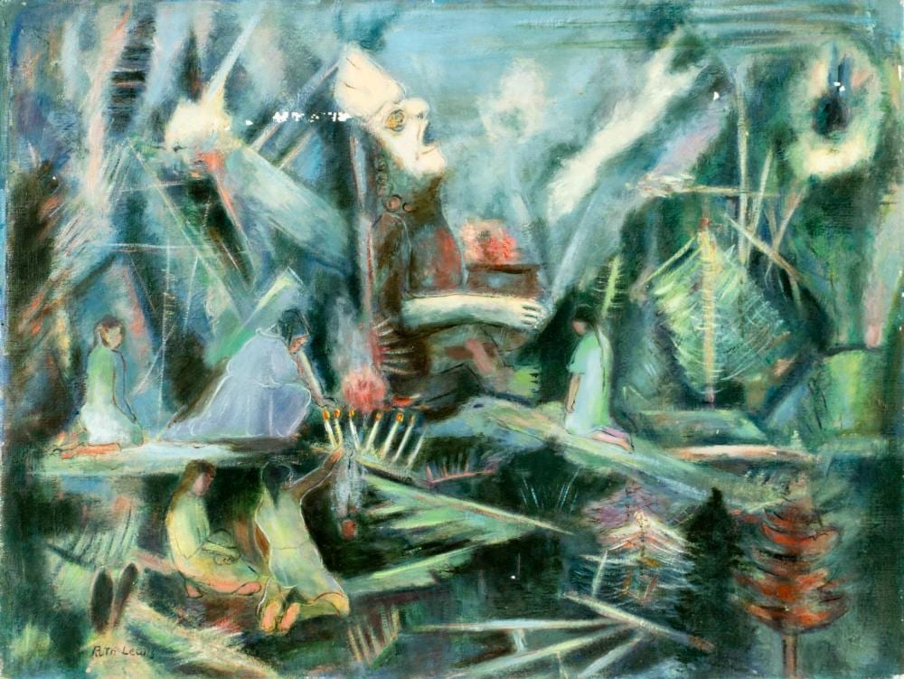 ruth lewis ny 1905 1963 oil painting · Broward Auction Gallery LLC · 2026-06-14 Ruth Lewis comparable auction result: ruth lewis ny 1905 1963 oil painting