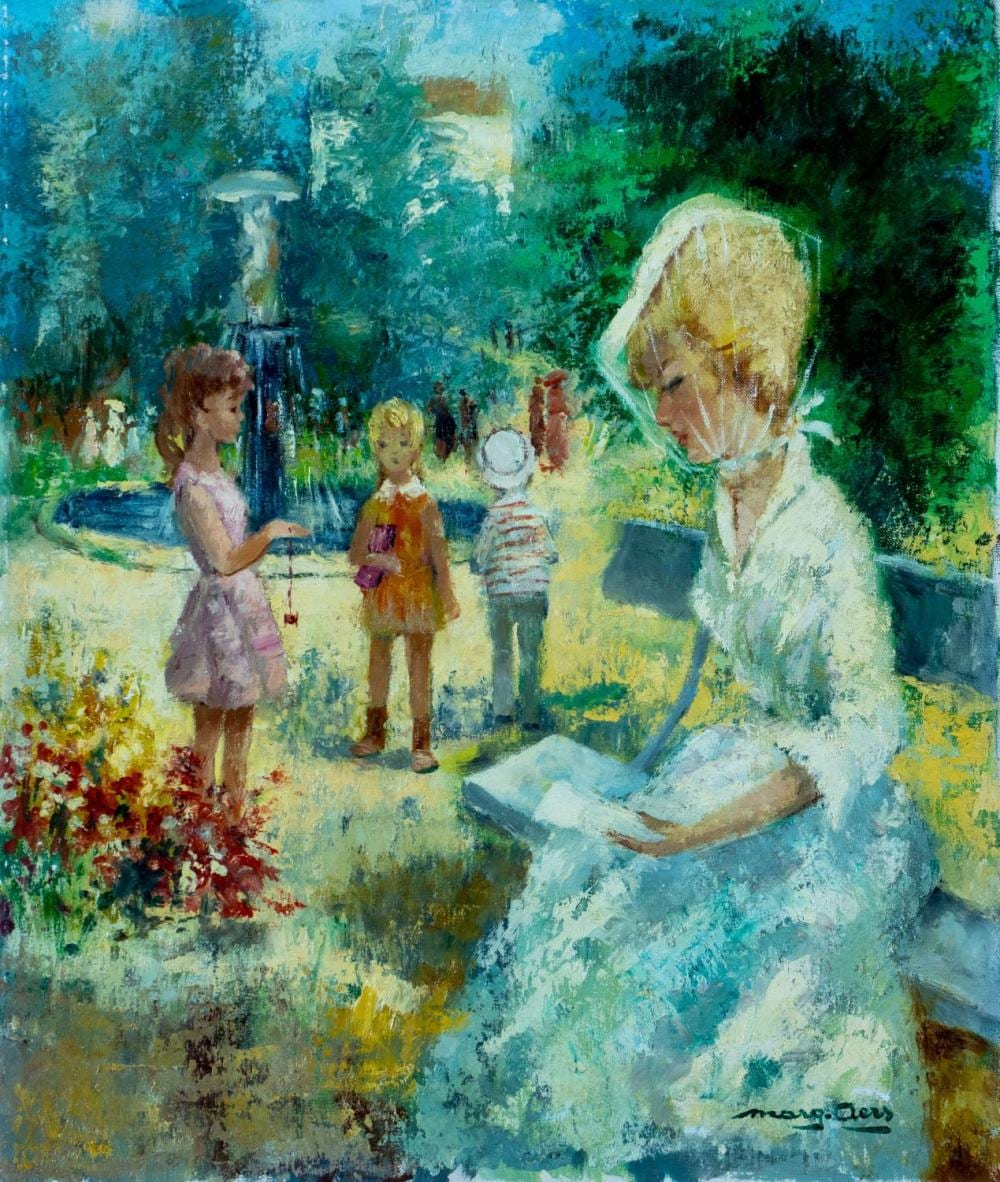 Marguerite Aers comparable auction result: marguerite aers belgium france 1918 1995 oil painting