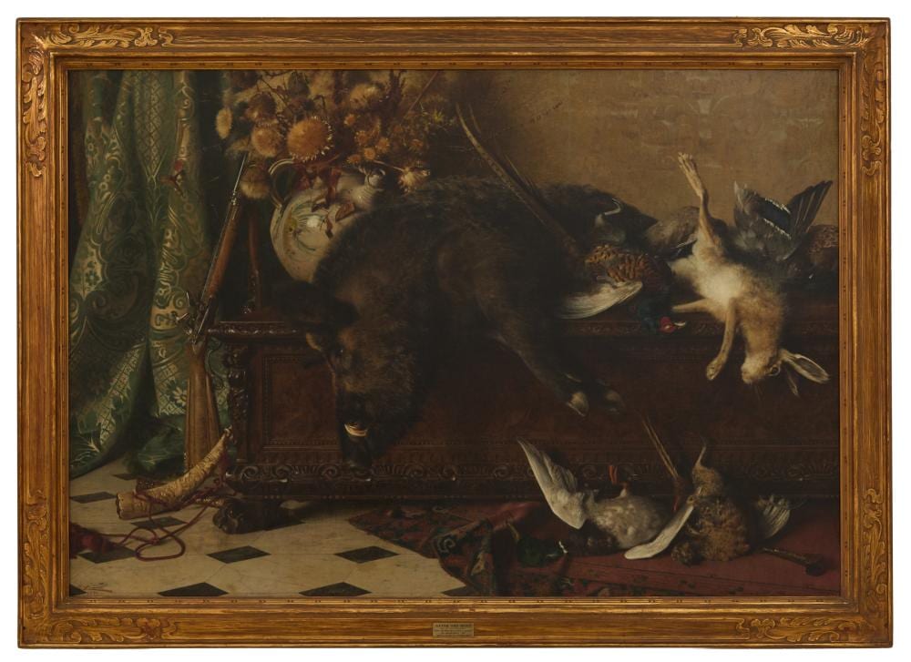 Giorgio (1855) Lucchesi comparable auction result: giorgio lucchesi italian 1855 1941 after the hunt 1891