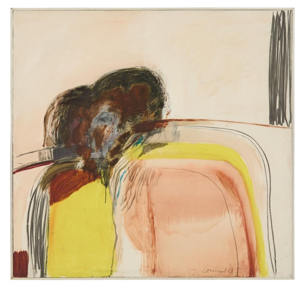 Kevin Connor comparable auction result: kevin connor australian 1932 2025 double portrait iii 1968