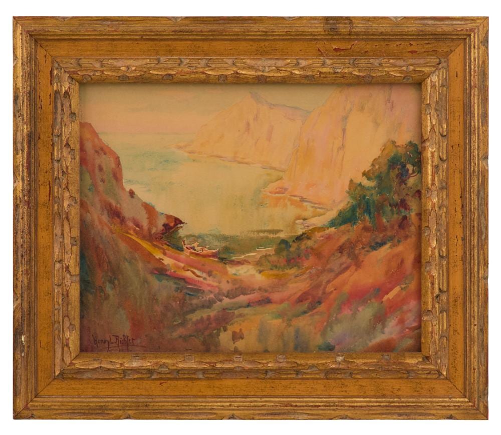 Henry Leopold Richter comparable auction result: henry leopold richter american 1870 1960 autumnal landscape