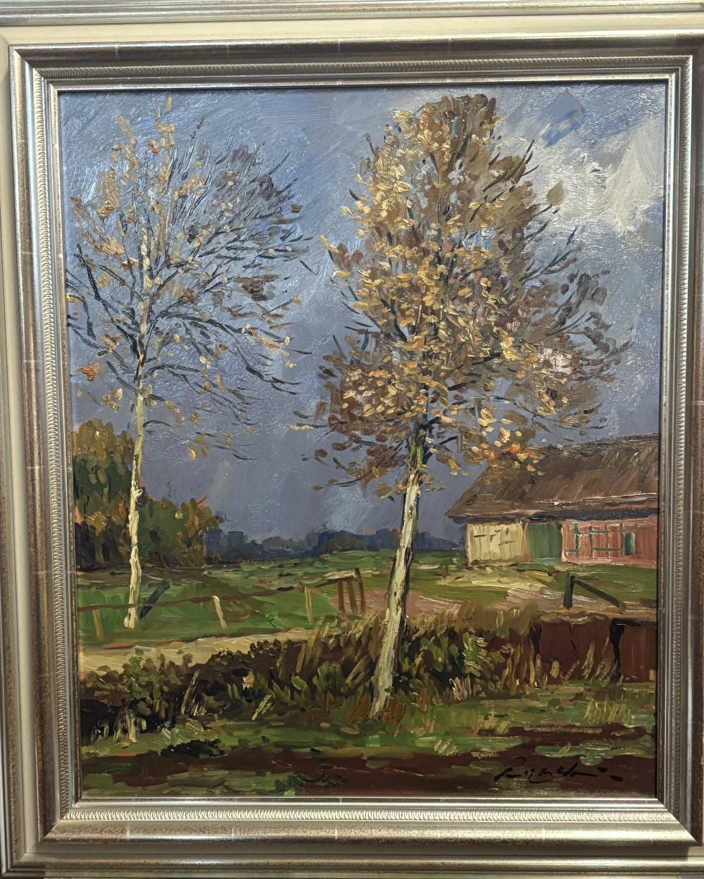 paul ernst wilke 1894 1972 1966 herbst im moor verso betitelt l malfaser gerahmt 74x64 cm anbei rechnung f r reinigen firni von j teyssen brhv von 1998 950 mark · Auktionshalle Cuxhaven · 2026-04-29 Paul Ernst Wilke comparable auction result: paul ernst wilke 1894 1972 1966 herbst im moor verso betitelt l malfaser gerahmt 74x64 cm anbei rechnung f r reinigen firni von j teyssen brhv von 1998 950 mark