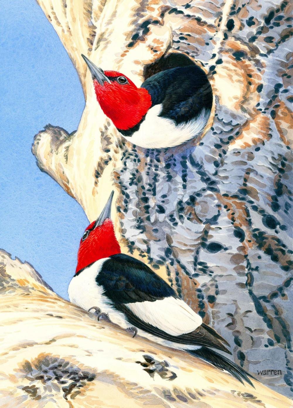 Michael Warren comparable auction result: michael warren uk 1938 watercolor painting