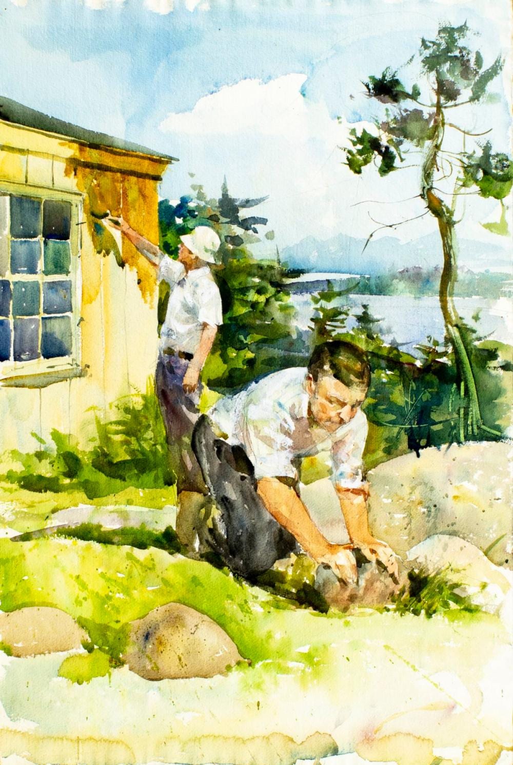 Charles Reid comparable auction result: charles reid ma ny 1937 2019 watercolor painting