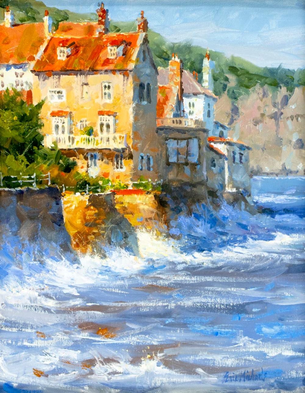 Eric Michaels comparable auction result: eric michaels co nm il b 1949 oil painting