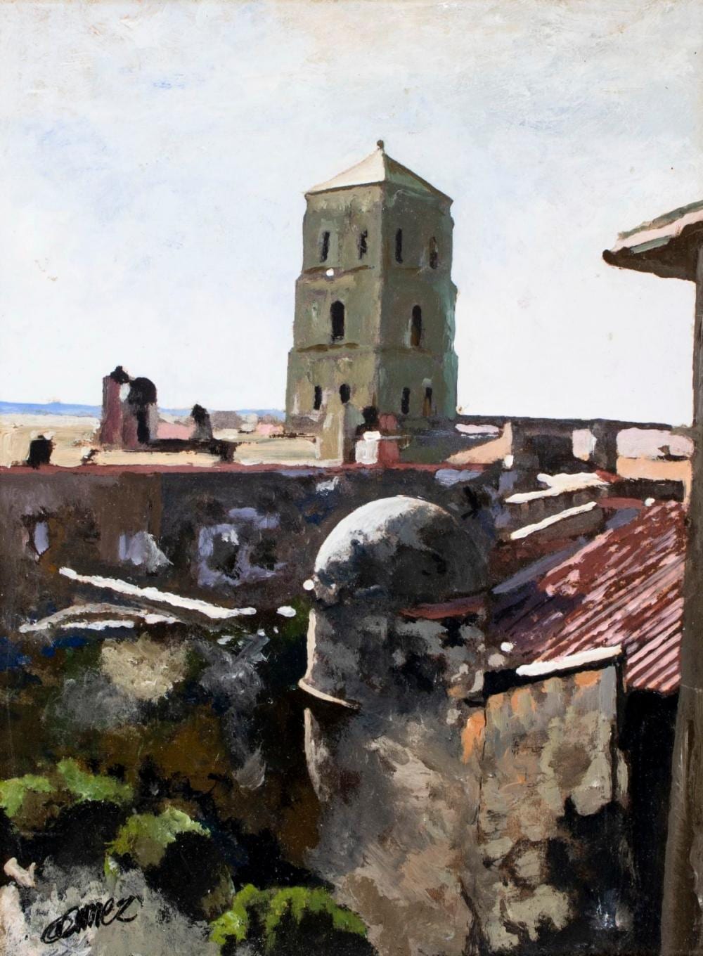 serge gomez french 1941 oil painting · Broward Auction Gallery LLC · 2026-06-21 Serge Gomez comparable auction result: serge gomez french 1941 oil painting