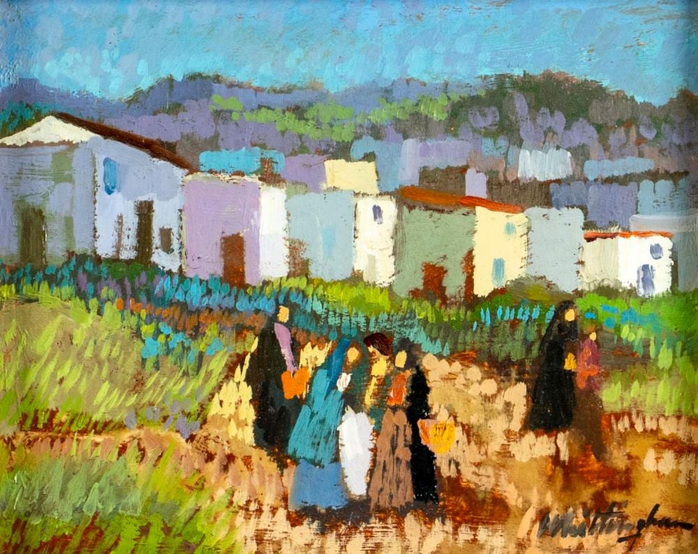 Bonnie Whittingham comparable auction result: bonnie whittingham ma ny ca 1921 1997 oil painting