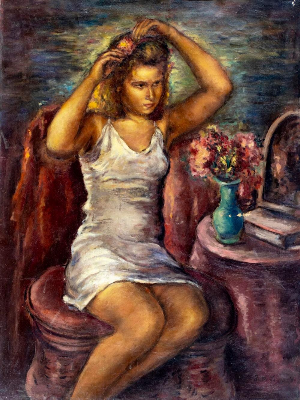 ruth lewis ny 1905 1963 oil painting · Broward Auction Gallery LLC · 2026-06-21 Ruth Lewis comparable auction result: ruth lewis ny 1905 1963 oil painting