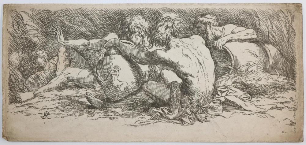 Jakob (1682) Roos comparable auction result: rosa salvator