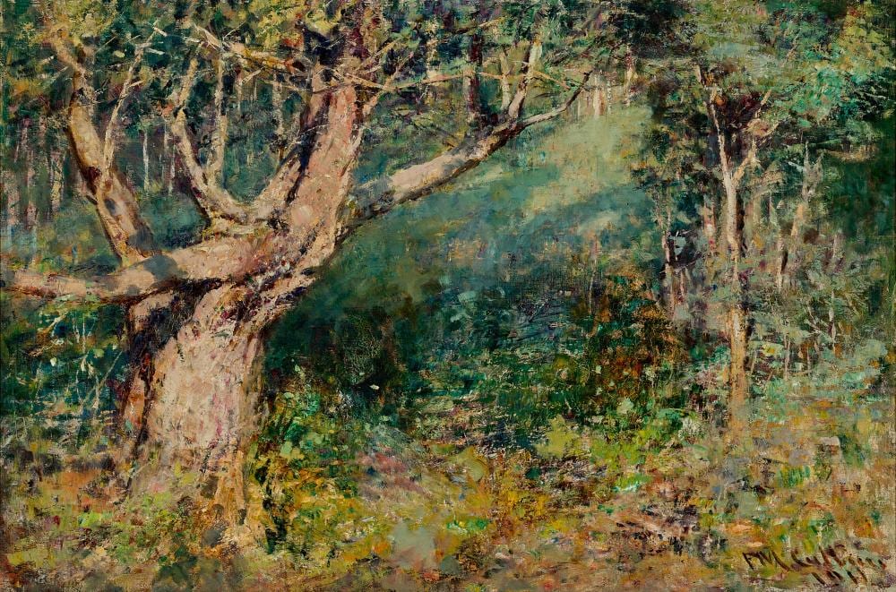 Frederick McCubbin comparable auction result: frederick mccubbin the blackwood tree 1911