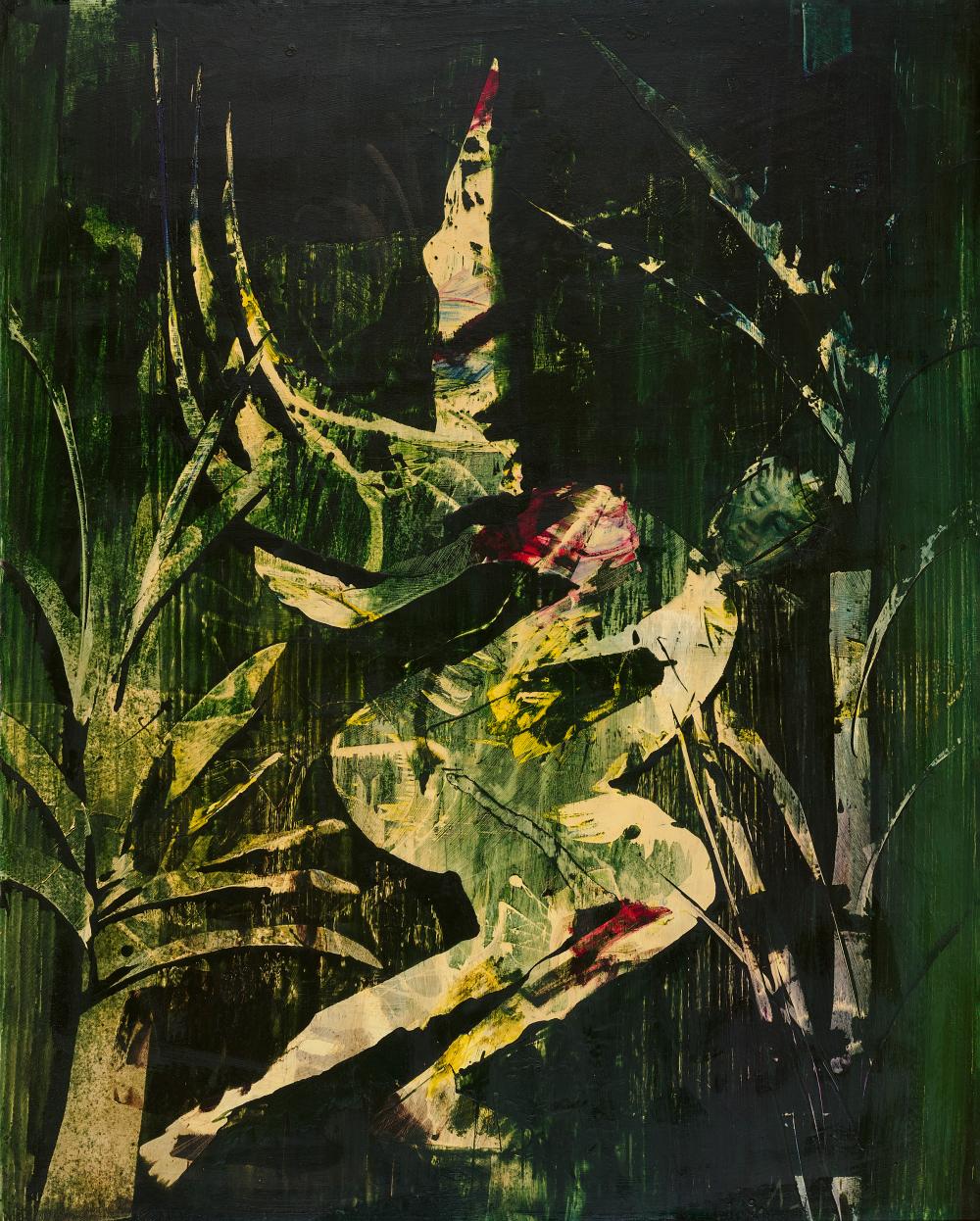 Sidney Nolan, Leda and swan, 1960 sold by Deutscher and Hackett, lot 41 — auction record photograph