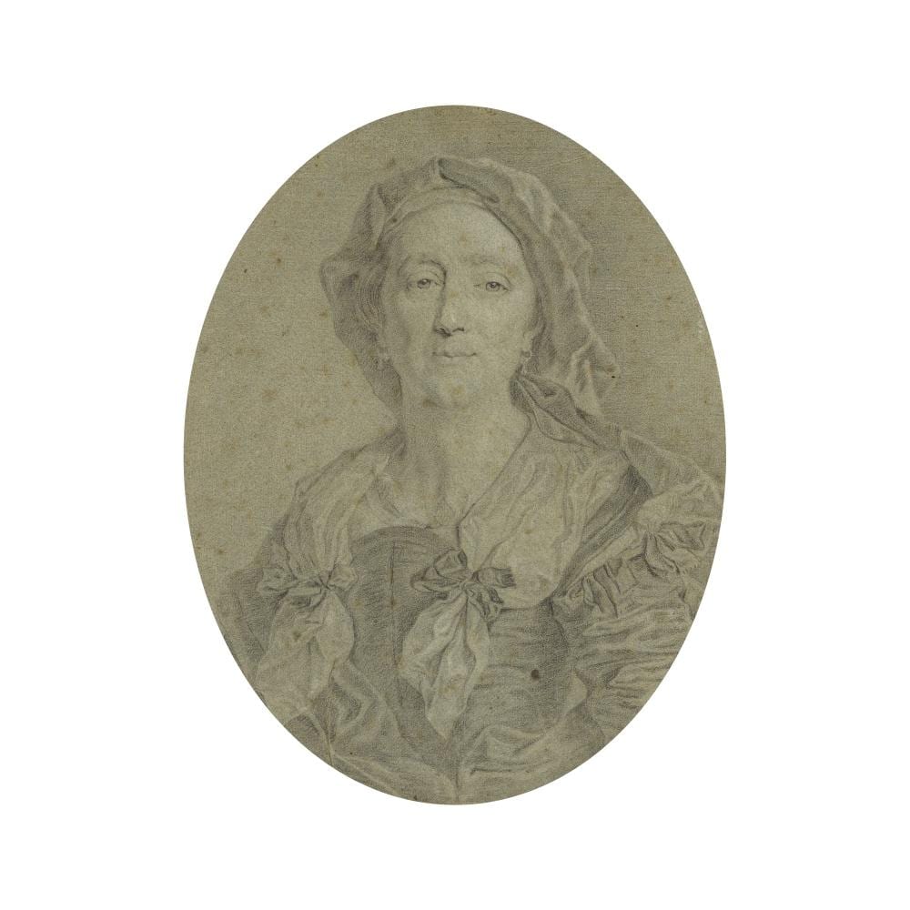 Hyacinthe Rigaud comparable auction result: hyacinthe rigaud perpignan 1659 1743 paris portrait de la m re de l artiste marie serre sans cadre unframed