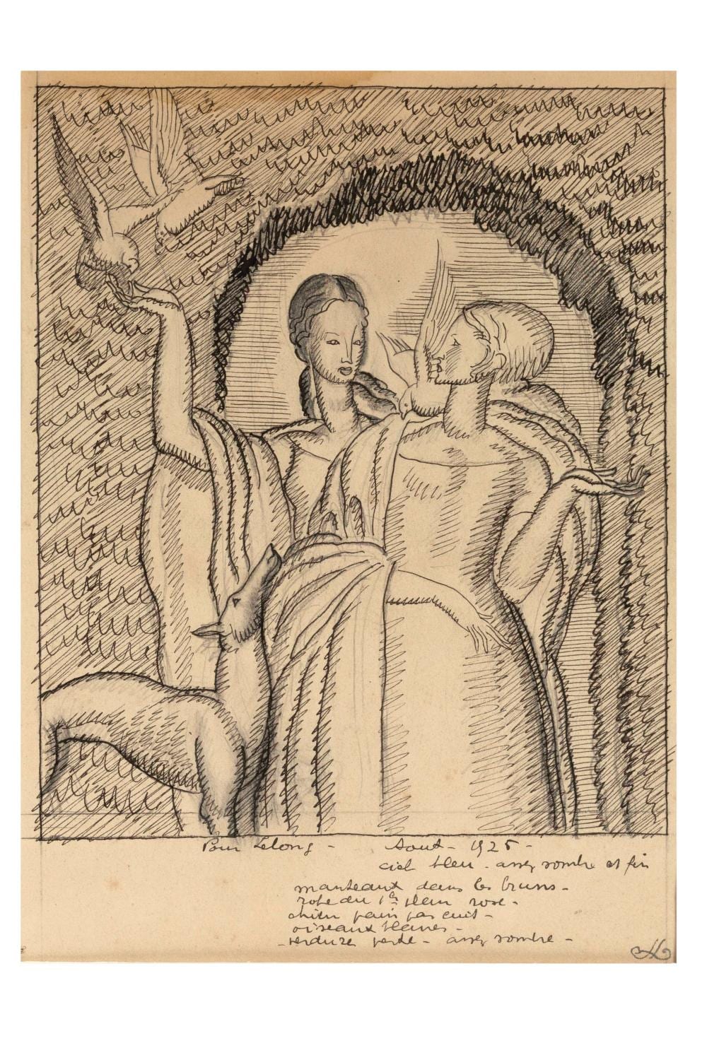 Jean Dupas comparable auction result: jean dupas 1882 1964