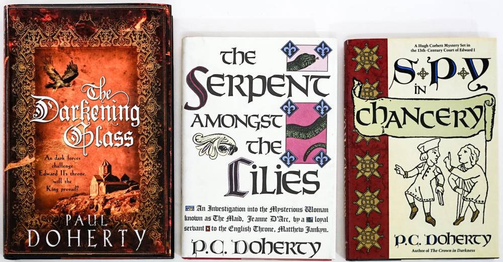 Paule Vézelay comparable auction result: paul p c doherty 3 books historical crime