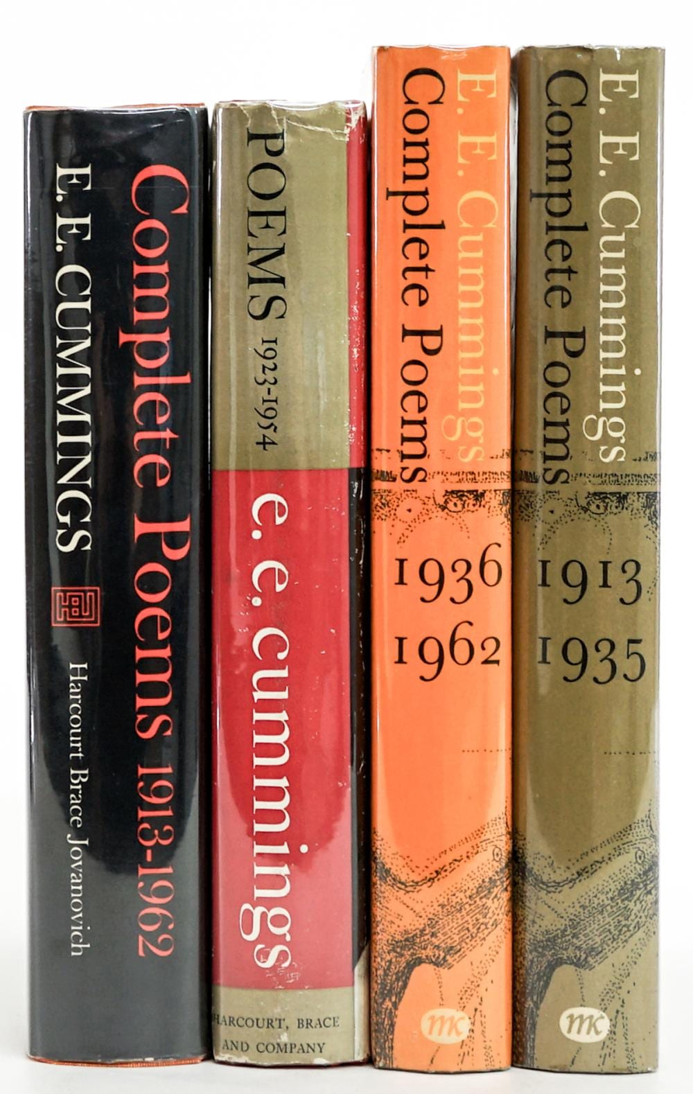 E. E. Cummings comparable auction result: e e cummings 4 poetry books