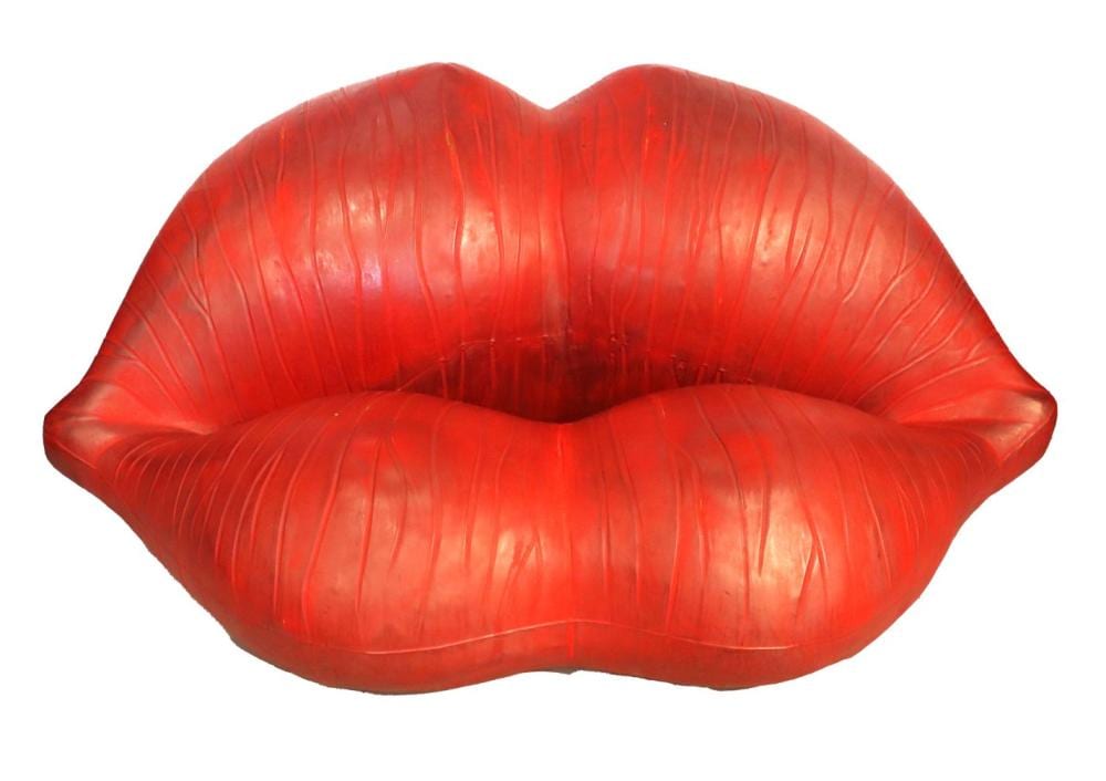 Louis Durot comparable auction result: louis durot born 1939 french surrealist red lips l echauffeuse sofa