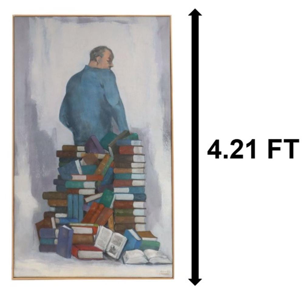 Joseph Jeswald comparable auction result: joseph jeswald 1927 2009 american oil on canvas impressionist figural portrait