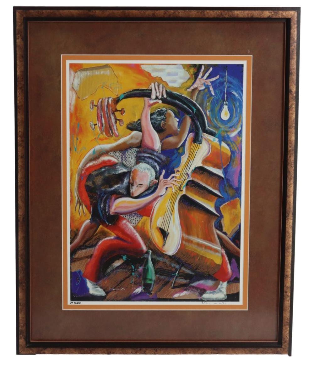 Marcus Glenn comparable auction result: marcus glenn born 1968 american mixed media printer s proof serigraph