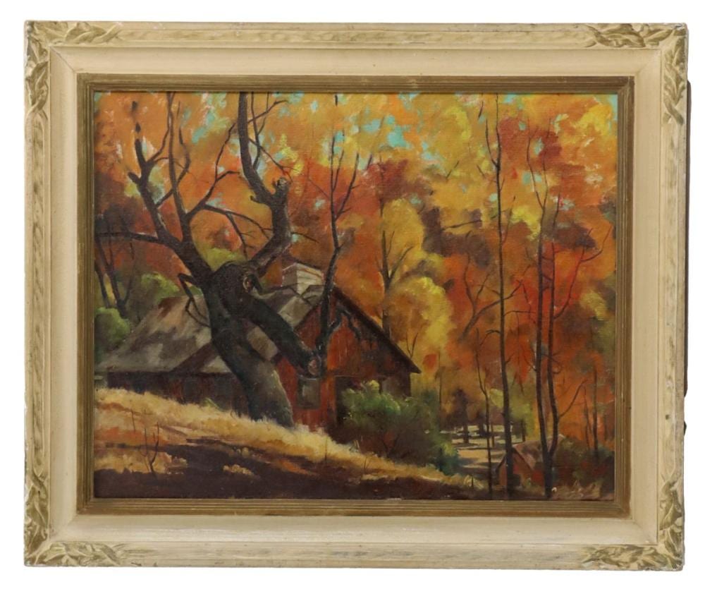 Ruth Bernice Anderson comparable auction result: ruth bernice anderson 1914 2002 american oil on canvas fall landscape