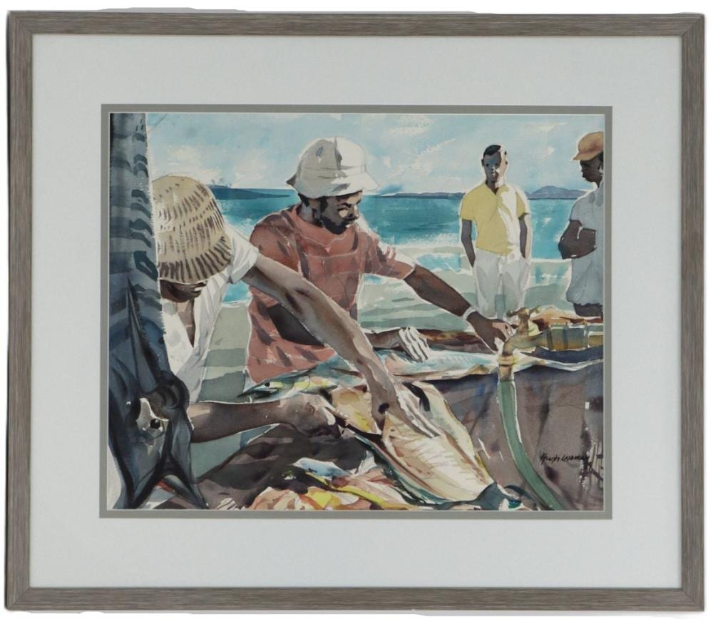 hugh laidman 1914 1987 american original watercolor on paper · Sarasota Estate Auction · 2026-04-19 Hugh Laidman comparable auction result: hugh laidman 1914 1987 american original watercolor on paper