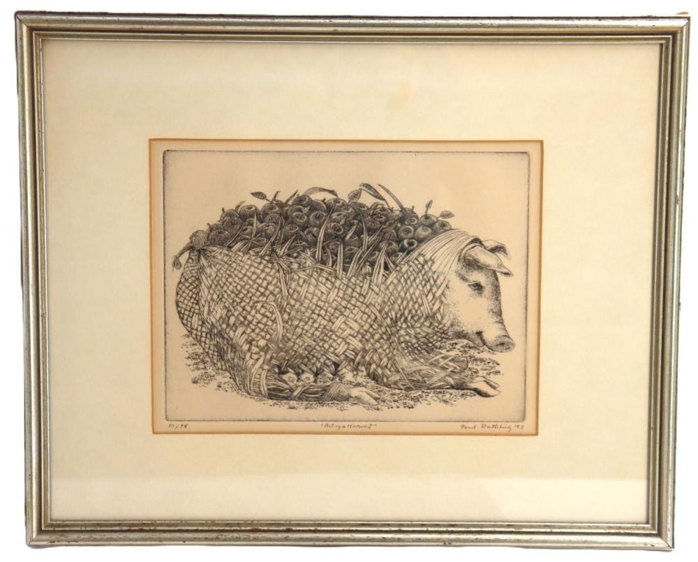 Ford Ruthling comparable auction result: ford ruthling 1933 2015 american limited edition etching print betsy s harvest