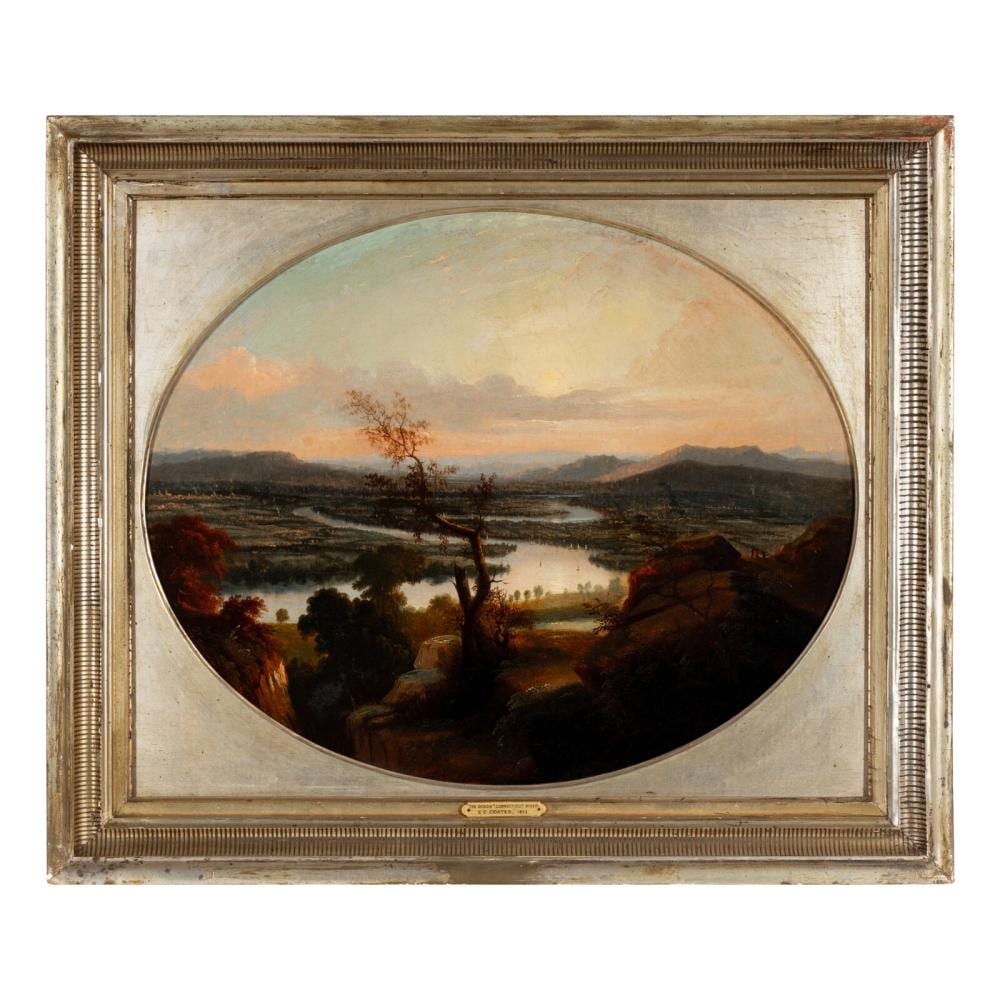 Edmund C. Coates comparable auction result: edmund c coates english 1816 1871 a view of the oxbow connecticut river