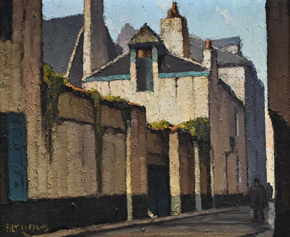 Piet Lippens comparable auction result: piet lippens 1890 1981 animated city view oil on canvas signed
