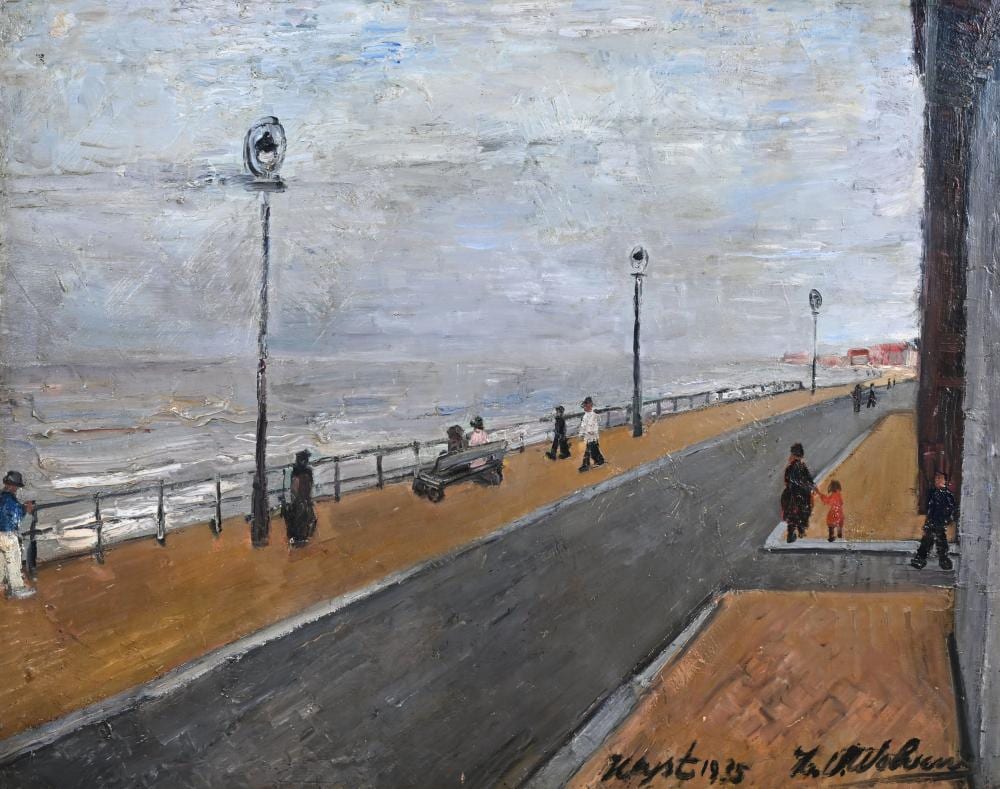 Henri Victor Wolvens comparable auction result: henri victor wolvens 1896 1977 oil on canvas digue heist 1935 signed