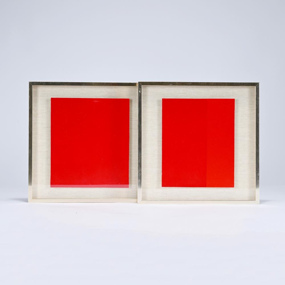 Amédée Cortier comparable auction result: am d e cortier 1921 1976 two reds 2 screen prints from the sikkens prize 1973 graphic portfolio