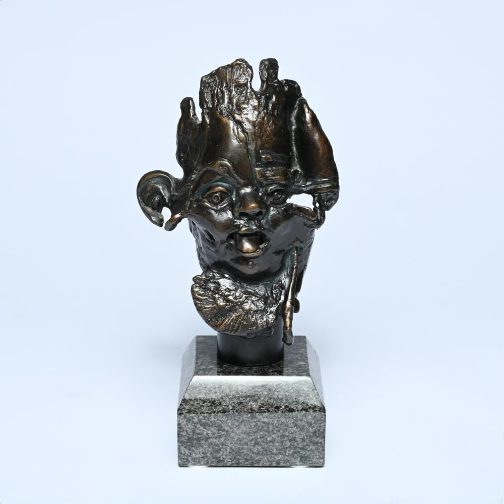 Octave Landuyt comparable auction result: octave landuyt 1922 2024 zelfzekerheid sculpture in bronze on marble base numbered 6 11