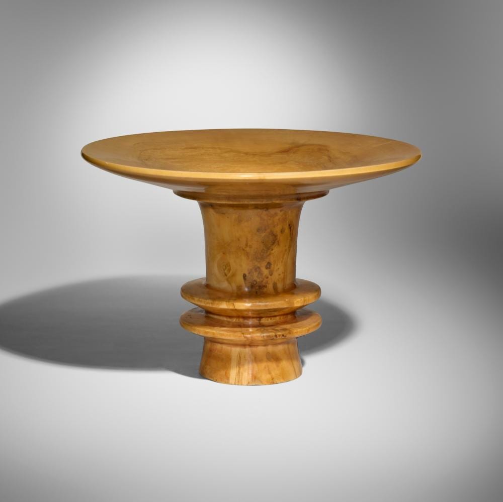 Ed Moulthrop comparable auction result: ed moulthrop rare ashleaf maple morning glory bowl
