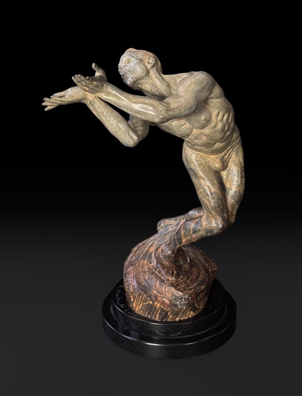 Richard MacDonald, American, Born 1946 sold by J. Garrett Auctioneers, lot 105 — auction record photograph