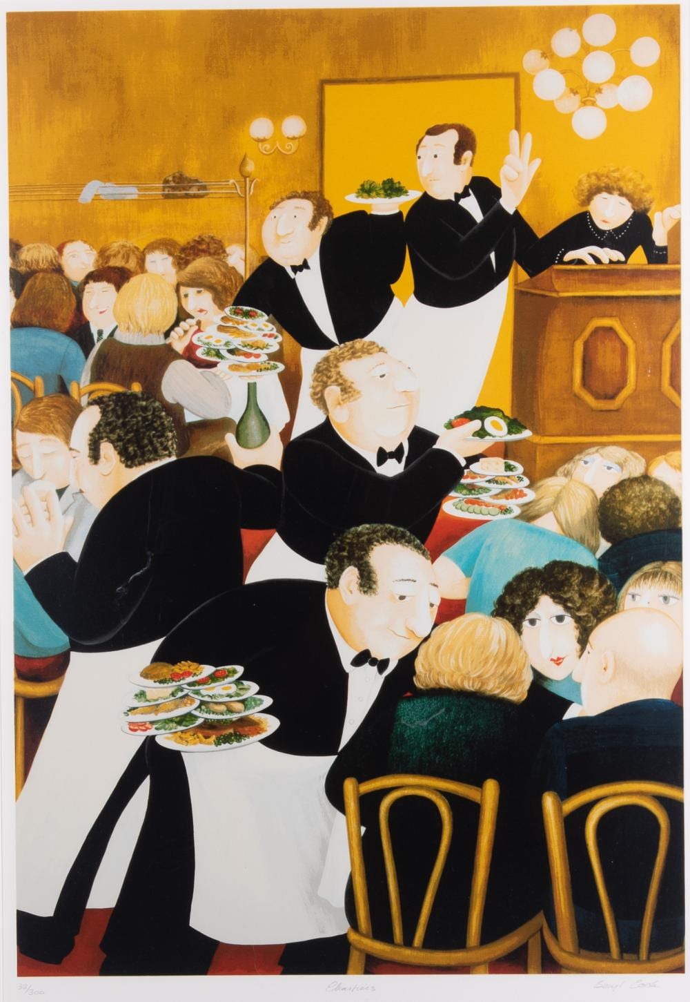 Beryl Frances Cook comparable auction result: beryl frances cook british 1926 2008 chartiers screenprint in colors ed 32 300