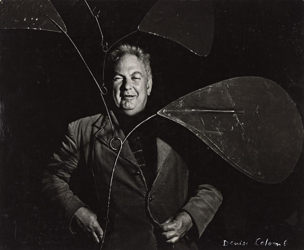 Denise Colomb comparable auction result: denise colomb portrait of calder 1950