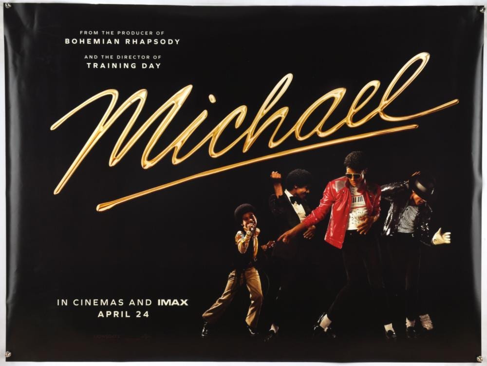 Michael (1954) David comparable auction result: michael 2026 british quad film poster for the m